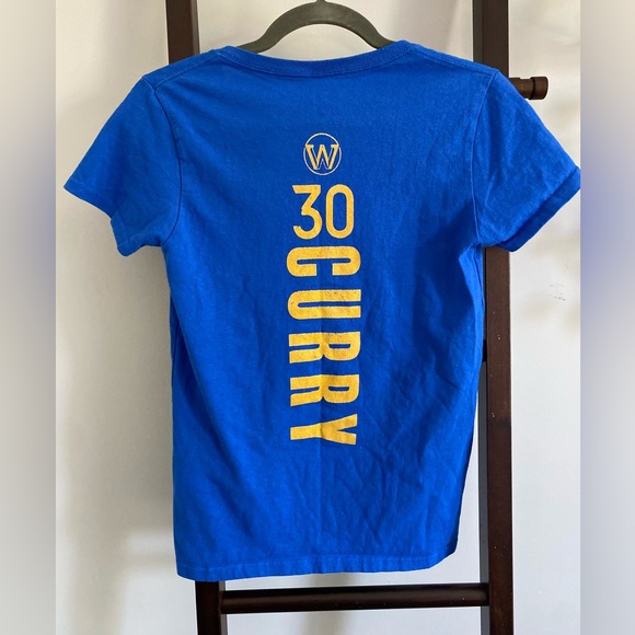 CURRY GOLDEN STATE WARRIORS LADIES VNECK T - Picture 2 of 4